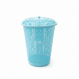 Plastic Laundry Basket with Lid - 60×45 cm - Light Blue / Pink / Light Green - Al Kabayel Discount CentrePlastic Laundry Basket with Lid - 60×45 cm - Light Blue / Pink / Light GreenOrganizers & AccessoriesAKDCAl Kabayel Discount Centre