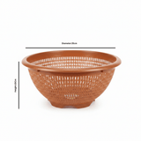 Plastic Mesh Colander Basket 35×15cm — Brown / Black - Al Kabayel Discount CentrePlastic Mesh Colander Basket 35×15cm — Brown / BlackOrganizers & AccessoriesAKDCAl Kabayel Discount Centre