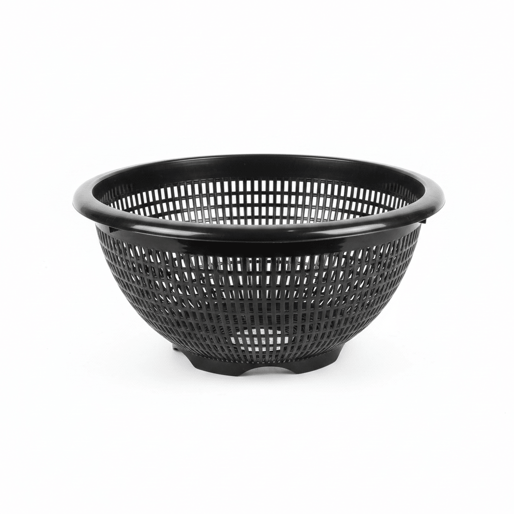 Plastic Mesh Colander Basket 35×15cm — Brown / Black - Al Kabayel Discount CentrePlastic Mesh Colander Basket 35×15cm — Brown / BlackOrganizers & AccessoriesAKDCAl Kabayel Discount Centre