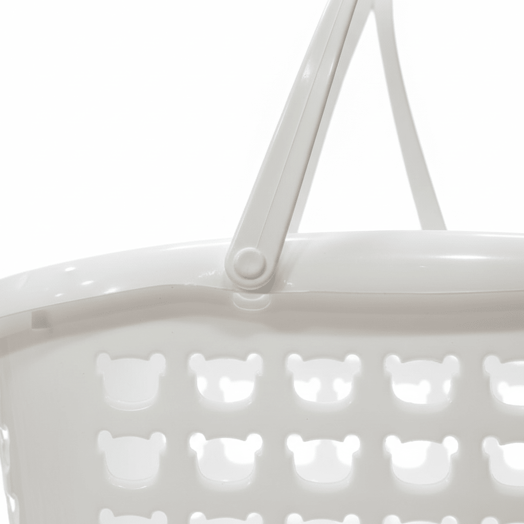 Plastic Multipurpose Basket with Handle - 25×18cm - White - Grey - Al Kabayel Discount CentrePlastic Multipurpose Basket with Handle - 25×18cm - White - GreyOrganizers & AccessoriesAKDCAl Kabayel Discount Centre