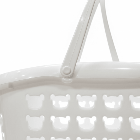 Plastic Multipurpose Basket with Handle - 25×18cm - White - Grey - Al Kabayel Discount CentrePlastic Multipurpose Basket with Handle - 25×18cm - White - GreyOrganizers & AccessoriesAKDCAl Kabayel Discount Centre