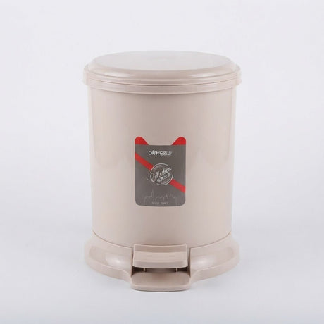 Plastic Pedal Dustbin - 33×25cm - Beige / Sage Green / Light Grey - Al Kabayel Discount CentrePlastic Pedal Dustbin - 33×25cm - Beige / Sage Green / Light GreyOrganizers & AccessoriesAKDCAl Kabayel Discount Centre