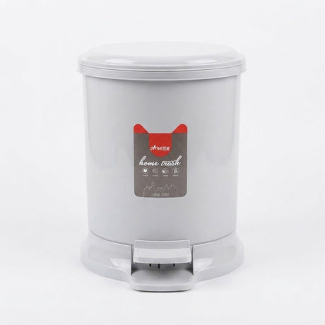 Plastic Pedal Dustbin - 33×25cm - Beige / Sage Green / Light Grey - Al Kabayel Discount CentrePlastic Pedal Dustbin - 33×25cm - Beige / Sage Green / Light GreyOrganizers & AccessoriesAKDCAl Kabayel Discount Centre