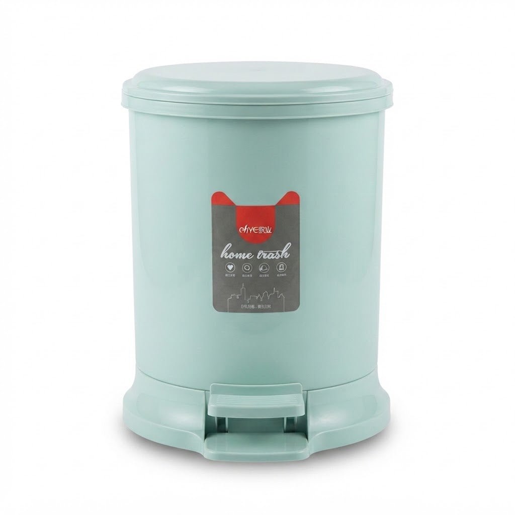 Plastic Pedal Dustbin - 33×25cm - Beige / Sage Green / Light Grey - Al Kabayel Discount CentrePlastic Pedal Dustbin - 33×25cm - Beige / Sage Green / Light GreyOrganizers & AccessoriesAKDCAl Kabayel Discount Centre
