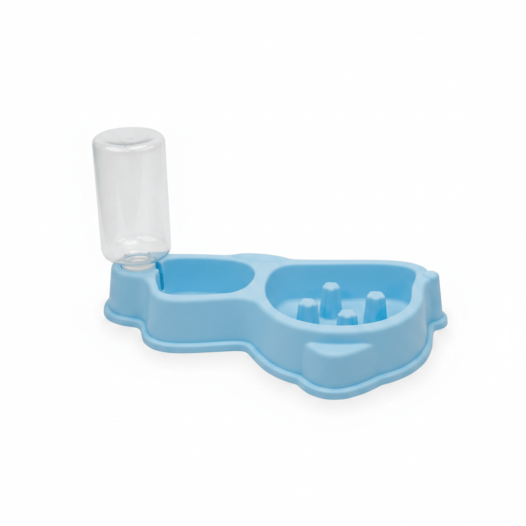 Plastic Pet Feeder with Water Dispenser – 30×15 - Pink / Green / Light Blue - Al Kabayel Discount CentrePlastic Pet Feeder with Water Dispenser – 30×15 - Pink / Green / Light BluePet SuppliesAKDCAl Kabayel Discount Centre