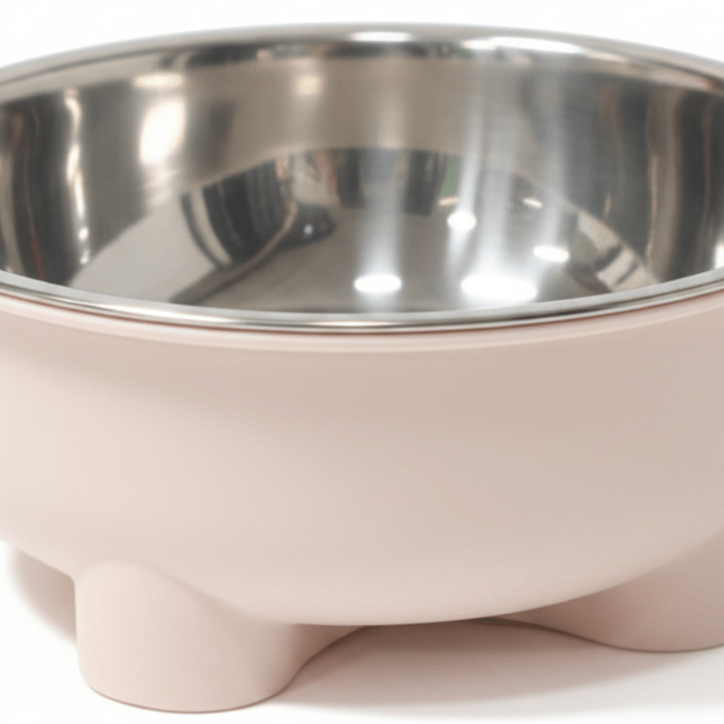 Plastic & Stainless Steel Pet Feeding Bowl – 15cm - Pink / Sage Green / Lavender - Al Kabayel Discount CentrePlastic & Stainless Steel Pet Feeding Bowl – 15cm - Pink / Sage Green / LavenderPet SuppliesAKDCAl Kabayel Discount Centre