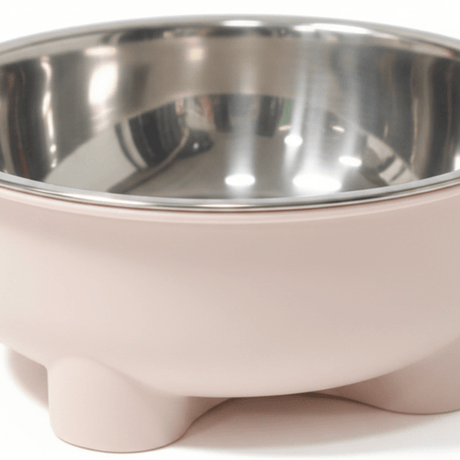 Plastic & Stainless Steel Pet Feeding Bowl – 15cm - Pink / Sage Green / Lavender - Al Kabayel Discount CentrePlastic & Stainless Steel Pet Feeding Bowl – 15cm - Pink / Sage Green / LavenderPet SuppliesAKDCAl Kabayel Discount Centre