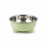 Plastic & Stainless Steel Pet Feeding Bowl – 15cm - Pink / Sage Green / Lavender - Al Kabayel Discount CentrePlastic & Stainless Steel Pet Feeding Bowl – 15cm - Pink / Sage Green / LavenderPet SuppliesAKDCAl Kabayel Discount Centre