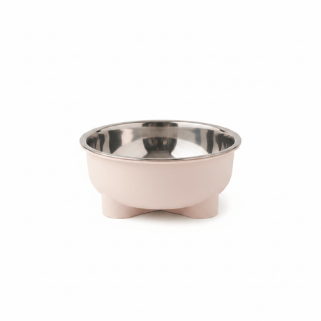 Plastic & Stainless Steel Pet Feeding Bowl – 15cm - Pink / Sage Green / Lavender - Al Kabayel Discount CentrePlastic & Stainless Steel Pet Feeding Bowl – 15cm - Pink / Sage Green / LavenderPet SuppliesAKDCAl Kabayel Discount Centre