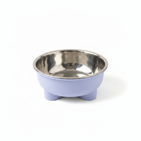 Plastic & Stainless Steel Pet Feeding Bowl – 15cm - Pink / Sage Green / Lavender - Al Kabayel Discount CentrePlastic & Stainless Steel Pet Feeding Bowl – 15cm - Pink / Sage Green / LavenderPet SuppliesAKDCAl Kabayel Discount Centre