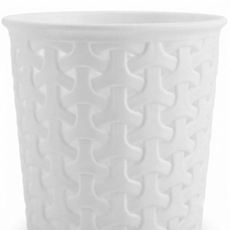 Plastic Woven-Pattern Multipurpose Holder - 10×10cm - White / Brown - Al Kabayel Discount CentrePlastic Woven-Pattern Multipurpose Holder - 10×10cm - White / BrownOrganizers & AccessoriesEXCLUSIVEAl Kabayel Discount Centre