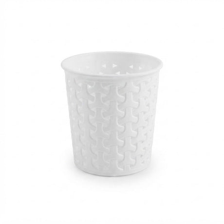 Plastic Woven-Pattern Multipurpose Holder - 10×10cm - White / Brown - Al Kabayel Discount CentrePlastic Woven-Pattern Multipurpose Holder - 10×10cm - White / BrownOrganizers & AccessoriesEXCLUSIVEAl Kabayel Discount Centre