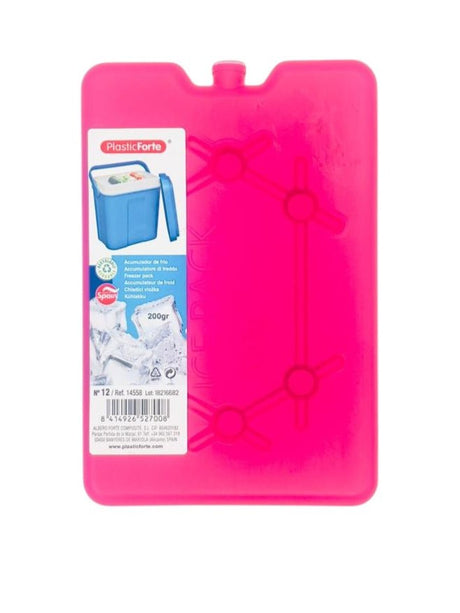 PLASTICFORTE Acumulator Freezer Ice Pack 200g, Pink - Al Kabayel Discount CentrePLASTICFORTE Acumulator Freezer Ice Pack 200g, PinkCoolersPLASTICFORTEAl Kabayel Discount Centre