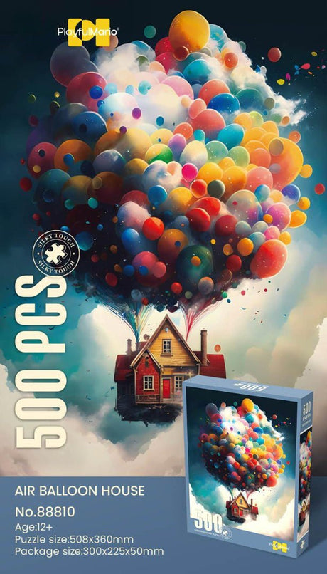 PlayfulMario 500 - Piece Balloon House Jigsaw Puzzle, 508mm*360mm, Colourful and Fun Designs - Al Kabayel Discount CentrePlayfulMario 500 - Piece Balloon House Jigsaw Puzzle, 508mm*360mm, Colourful and Fun DesignsBuilding ToysPLAYFULMARIOAl Kabayel Discount Centre