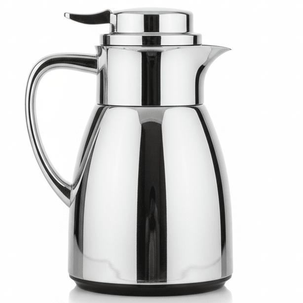 Plisco Compact Silver Thermal Flask, Portable Double Wall Insulated Bottle for Travel & Office – 500 ml - Al Kabayel Discount CentrePlisco Compact Silver Thermal Flask, Portable Double Wall Insulated Bottle for Travel & Office – 500 mlThermosALMARJANAl Kabayel Discount Centre