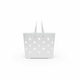 Polak Multipurpose Perforated Plastic Basket with Handle - 30×18 cm - Grey / White - Al Kabayel Discount CentrePolak Multipurpose Perforated Plastic Basket with Handle - 30×18 cm - Grey / WhiteOrganizers & AccessoriesPOLAKAl Kabayel Discount Centre