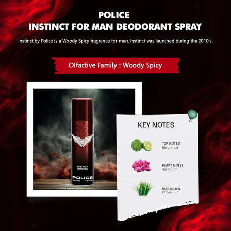 Police Instinct Deodorant Spray 200ML - Al Kabayel Discount CentrePolice Instinct Deodorant Spray 200MLFragrancesPOLICEAl Kabayel Discount Centre