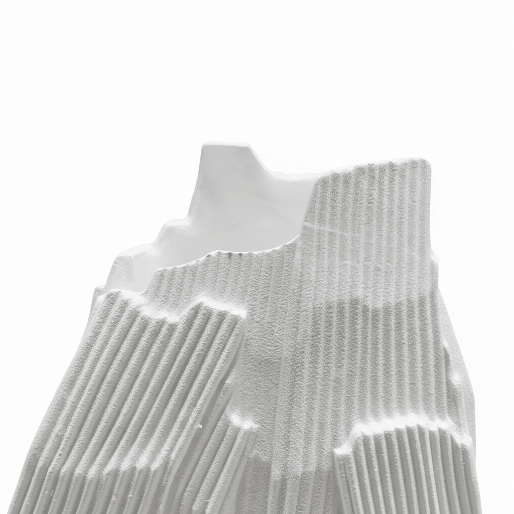Polyresin Decorative Rock Sculpture Vase - 18cm - White / Black / Orange - Al Kabayel Discount CentrePolyresin Decorative Rock Sculpture Vase - 18cm - White / Black / OrangeFlower VaseAKDCAl Kabayel Discount Centre