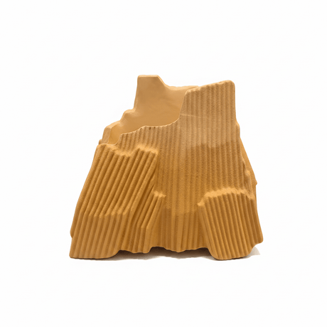 Polyresin Decorative Rock Sculpture Vase - 18cm - White / Black / Orange - Al Kabayel Discount CentrePolyresin Decorative Rock Sculpture Vase - 18cm - White / Black / OrangeFlower VaseAKDCAl Kabayel Discount Centre