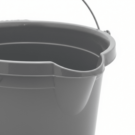 Polytime Plastic Bucket – 10 Litre - Grey / Beige / White - Al Kabayel Discount CentrePolytime Plastic Bucket – 10 Litre - Grey / Beige / WhiteBucketsPOLYTIMEAl Kabayel Discount Centre