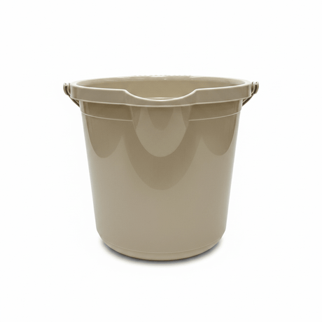 Polytime Plastic Bucket – 10 Litre - Grey / Beige / White - Al Kabayel Discount CentrePolytime Plastic Bucket – 10 Litre - Grey / Beige / WhiteBucketsPOLYTIMEAl Kabayel Discount Centre