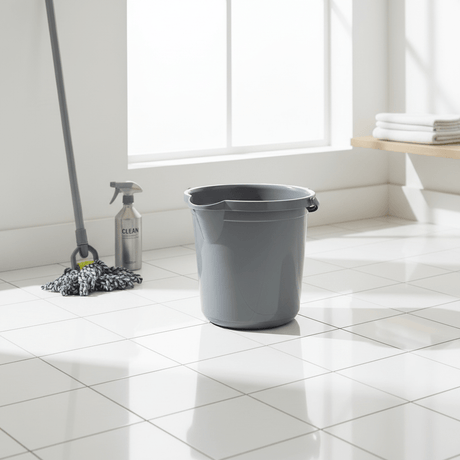Polytime Plastic Bucket – 10 Litre - Grey / Beige / White - Al Kabayel Discount CentrePolytime Plastic Bucket – 10 Litre - Grey / Beige / WhiteBucketsPOLYTIMEAl Kabayel Discount Centre