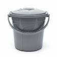 Polytime Plastic Bucket with Lid – 20 Litre - Beige / Grey / White - Al Kabayel Discount CentrePolytime Plastic Bucket with Lid – 20 Litre - Beige / Grey / WhiteBucketsPOLYTIMEAl Kabayel Discount Centre