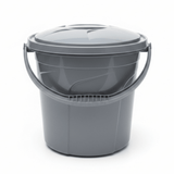 Polytime Plastic Bucket with Lid – 20 Litre - Beige / Grey / White - Al Kabayel Discount CentrePolytime Plastic Bucket with Lid – 20 Litre - Beige / Grey / WhiteBucketsPOLYTIMEAl Kabayel Discount Centre