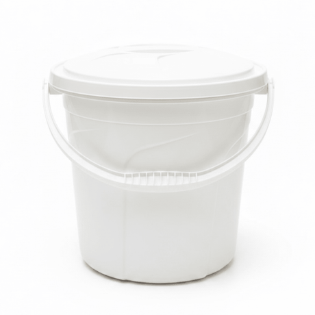 Polytime Plastic Bucket with Lid – 20 Litre - Beige / Grey / White - Al Kabayel Discount CentrePolytime Plastic Bucket with Lid – 20 Litre - Beige / Grey / WhiteBucketsPOLYTIMEAl Kabayel Discount Centre