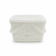 Polytime Plastic Picnic Basket with Lid & Handles - 30 × 45 × 35cm - Grey / White - Al Kabayel Discount CentrePolytime Plastic Picnic Basket with Lid & Handles - 30 × 45 × 35cm - Grey / WhiteOrganizers & AccessoriesPOLYTIMEAl Kabayel Discount Centre