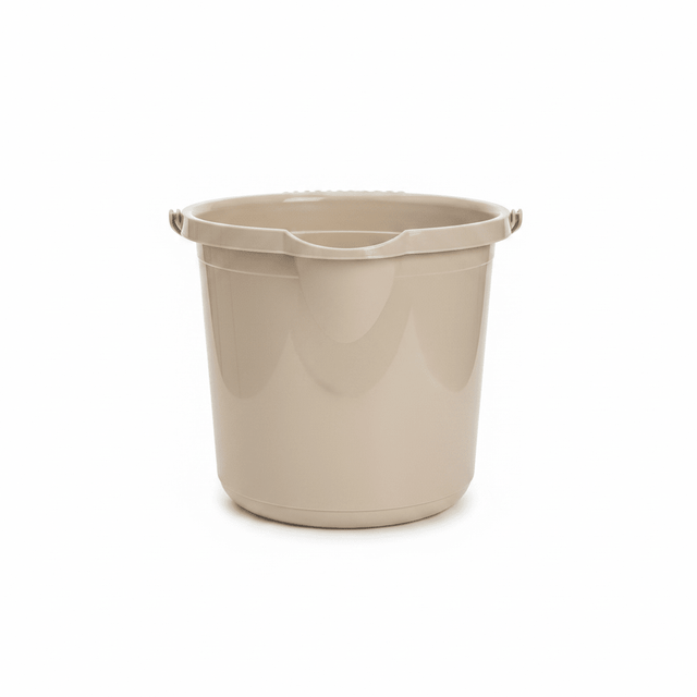 Polytime Purgat Plastic Cleaning Bucket - 14 Litre - Off White/ Beige / White - Al Kabayel Discount CentrePolytime Purgat Plastic Cleaning Bucket - 14 Litre - Off White/ Beige / WhiteBucketsPOLYTIMEAl Kabayel Discount Centre