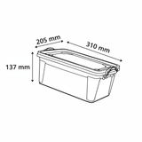 Polytime Rectangular Clear Storage Box with Lid – 5 Ltr | 310 × 205 × 137 mm - Al Kabayel Discount CentrePolytime Rectangular Clear Storage Box with Lid – 5 Ltr | 310 × 205 × 137 mmOrganizers & AccessoriesPOLYTIMEAl Kabayel Discount Centre