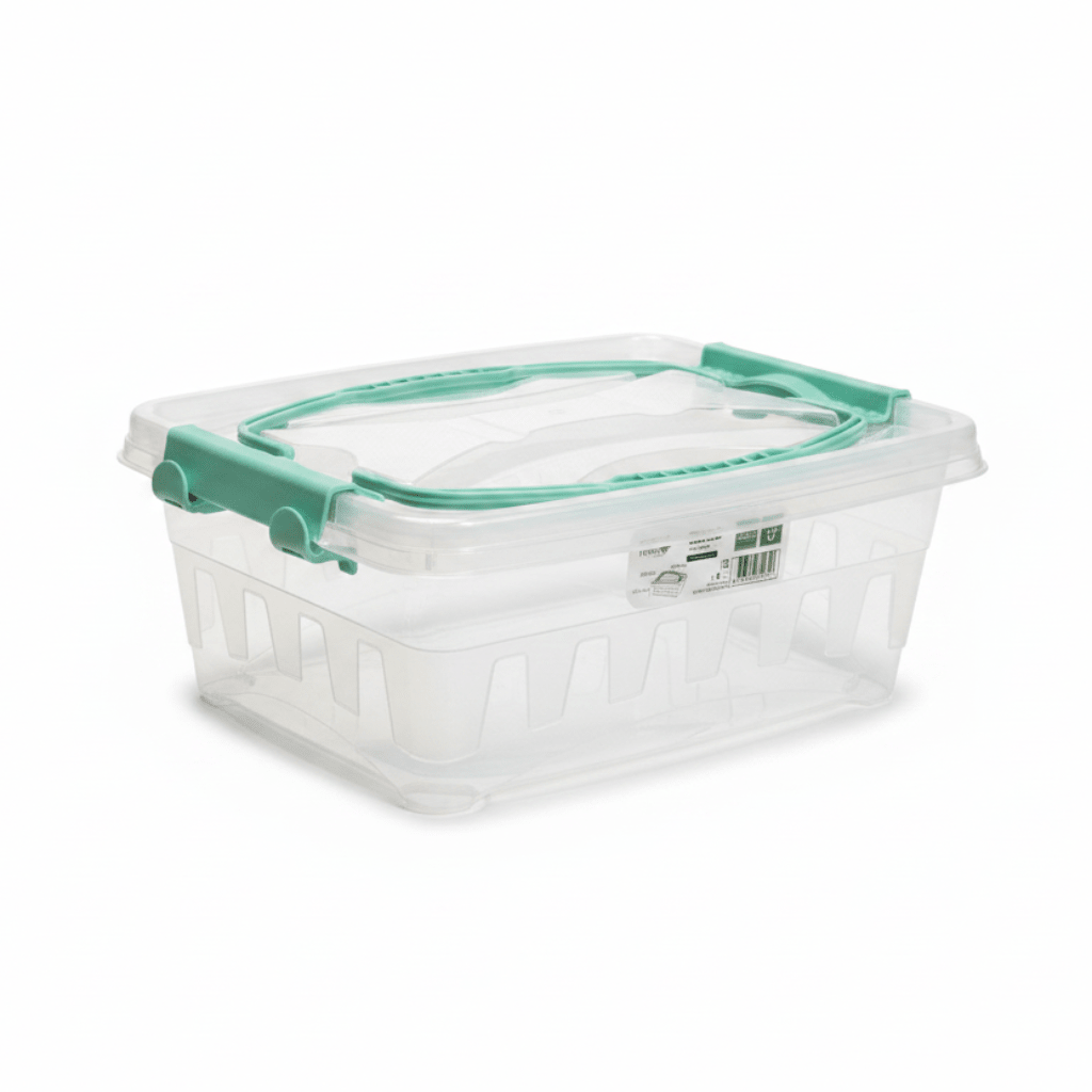 Polytime Rectangular Storage Box with Lid & Handle – 5 Ltr | 300×220×125 mm | Transparent - Al Kabayel Discount CentrePolytime Rectangular Storage Box with Lid & Handle – 5 Ltr | 300×220×125 mm | TransparentOrganizers & AccessoriesPOLYTIMEAl Kabayel Discount Centre