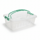 Polytime Rectangular Storage Box with Lid & Handle – 9 Ltr | 380×270×125 mm | Transparent - Al Kabayel Discount CentrePolytime Rectangular Storage Box with Lid & Handle – 9 Ltr | 380×270×125 mm | TransparentOrganizers & AccessoriesPOLYTIMEAl Kabayel Discount Centre