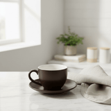Porceletta Brown Ceramic Cup & Saucer Set — 230ml - Al Kabayel Discount CentrePorceletta Brown Ceramic Cup & Saucer Set — 230mlTea/Coffee SetsPORCELETTAAl Kabayel Discount Centre