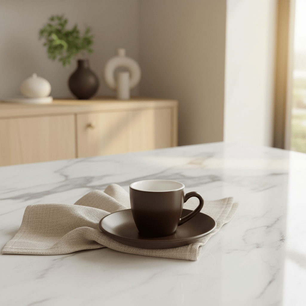Porceletta Brown Ceramic Espresso Cup & Saucer Set - 80ml - Al Kabayel Discount CentrePorceletta Brown Ceramic Espresso Cup & Saucer Set - 80mlTea/Coffee SetsPORCELETTAAl Kabayel Discount Centre