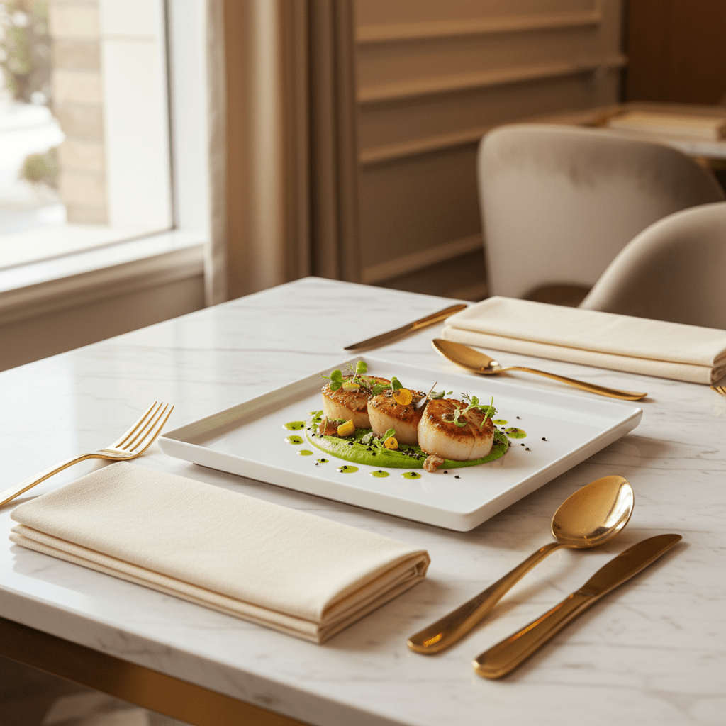 Porceletta Ivory White Square Ceramic Serving Plate – 25.4 cm Premium Elegant Dinnerware for Fine Dining & Catering - Al Kabayel Discount CentrePorceletta Ivory White Square Ceramic Serving Plate – 25.4 cm Premium Elegant Dinnerware for Fine Dining & CateringPlatesPORCELETTAAl Kabayel Discount Centre