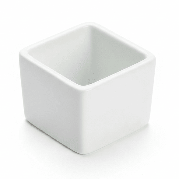 Porceletta Small White Square Ceramic Bowl – 5.4 cm Compact Bowl for Dips, Sauces & Small Portions - Al Kabayel Discount CentrePorceletta Small White Square Ceramic Bowl – 5.4 cm Compact Bowl for Dips, Sauces & Small PortionsBowlsPORCELETTAAl Kabayel Discount Centre