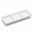 Porceletta White Ceramic 3 - Section Serving Dish 18 cm – Divided Plate for Snacks, Sauces & Appetizers - Al Kabayel Discount CentrePorceletta White Ceramic 3 - Section Serving Dish 18 cm – Divided Plate for Snacks, Sauces & AppetizersServing TraysPORCELETTAAl Kabayel Discount Centre