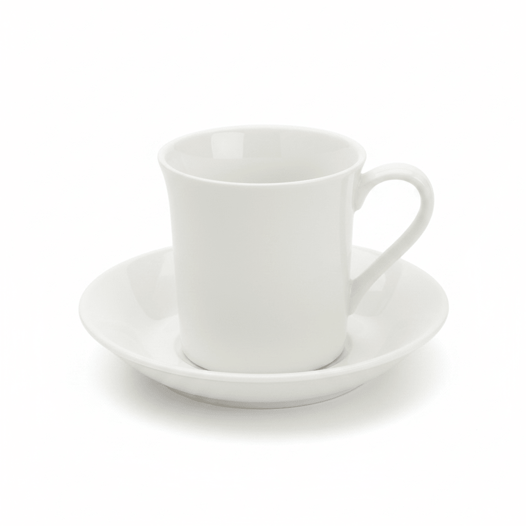 Porceletta White Ceramic Cup & Saucer Set – 200ml - Al Kabayel Discount CentrePorceletta White Ceramic Cup & Saucer Set – 200mlTea/Coffee SetsPORCELETTAAl Kabayel Discount Centre