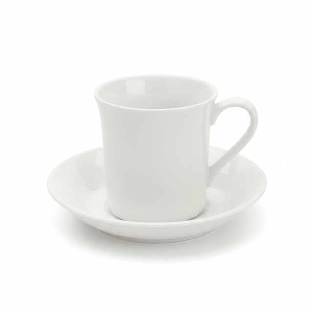 Porceletta White Ceramic Cup & Saucer Set – 200ml - Al Kabayel Discount CentrePorceletta White Ceramic Cup & Saucer Set – 200mlTea/Coffee SetsPORCELETTAAl Kabayel Discount Centre