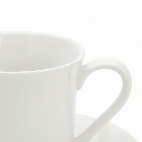 Porceletta White Ceramic Cup & Saucer Set – 200ml - Al Kabayel Discount CentrePorceletta White Ceramic Cup & Saucer Set – 200mlTea/Coffee SetsPORCELETTAAl Kabayel Discount Centre