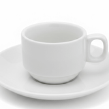 Porceletta White Ceramic Cup & Saucer Set — 80ml - Al Kabayel Discount CentrePorceletta White Ceramic Cup & Saucer Set — 80mlTea/Coffee SetsPORCELETTAAl Kabayel Discount Centre