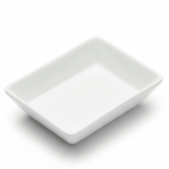 Porceletta White Rectangular Mini Ceramic Dish – 3.5 Inch Small Serving Plate for Condiments & Appetizers - Al Kabayel Discount CentrePorceletta White Rectangular Mini Ceramic Dish – 3.5 Inch Small Serving Plate for Condiments & AppetizersServing TraysPORCELETTAAl Kabayel Discount Centre