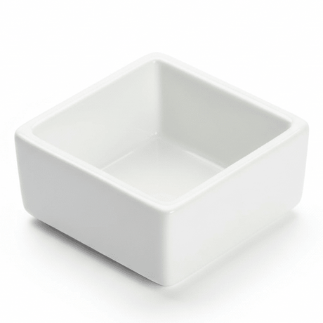 Porceletta White Square Ceramic Bowl – 8 cm Modern Minimalist Bowl for Desserts, Sauces & Side Dishes - Al Kabayel Discount CentrePorceletta White Square Ceramic Bowl – 8 cm Modern Minimalist Bowl for Desserts, Sauces & Side DishesBowlsPORCELETTAAl Kabayel Discount Centre