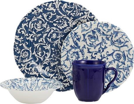 Porser 16Pcs Dinner Set | Porcelain Plates, Bowls, Mugs | Comfortable Handling | Perfect For Family Everyday Use, And Family Get - Together, Restaurant, Banquet And More. (Blue) - Al Kabayel Discount CentrePorser 16Pcs Dinner Set | Porcelain Plates, Bowls, Mugs | Comfortable Handling | Perfect For Family Everyday Use, And Family Get - Together, Restaurant, Banquet And More. (Blue)Dinnerware SetsPROSERAl Kabayel Discount Centre