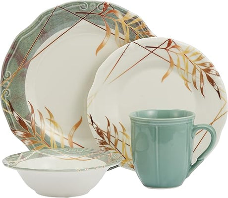 Porser 16Pcs Dinner Set | Porcelain Plates, Bowls, Mugs | Comfortable Handling | Perfect For Family Everyday USe, And Family Get - Together, Restaurant, Banquet And More. (Green) - Al Kabayel Discount CentrePorser 16Pcs Dinner Set | Porcelain Plates, Bowls, Mugs | Comfortable Handling | Perfect For Family Everyday USe, And Family Get - Together, Restaurant, Banquet And More. (Green)Dinnerware SetsPROSERAl Kabayel Discount Centre