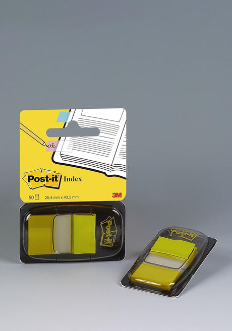 Post - it Index Flags 50 per Pack 25mm Yellow Ref 680 - 5 - Al Kabayel Discount CentrePost - it Index Flags 50 per Pack 25mm Yellow Ref 680 - 5Notepads & Legal Pads3MAl Kabayel Discount Centre