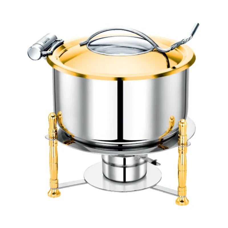 PRADEEP Classic Chafing Dish 4000ml Silver/Gold - Al Kabayel Discount CentrePRADEEP Classic Chafing Dish 4000ml Silver/GoldCasseroles & Stock PotsAl Kabayel Discount CentreAl Kabayel Discount Centre