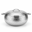 Pradeep Shahla Silver Stainless Steel Hotpot | Hammered Diamond-Texture Insulated Casserole Dish with Lid & Handles | - Al Kabayel Discount CentrePradeep Shahla Silver Stainless Steel Hotpot | Hammered Diamond-Texture Insulated Casserole Dish with Lid & Handles |CasserolesPRADEEPAl Kabayel Discount Centre